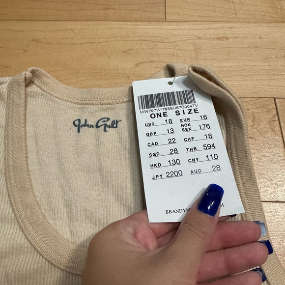 nwt john galt tank - Picture 2 of 2